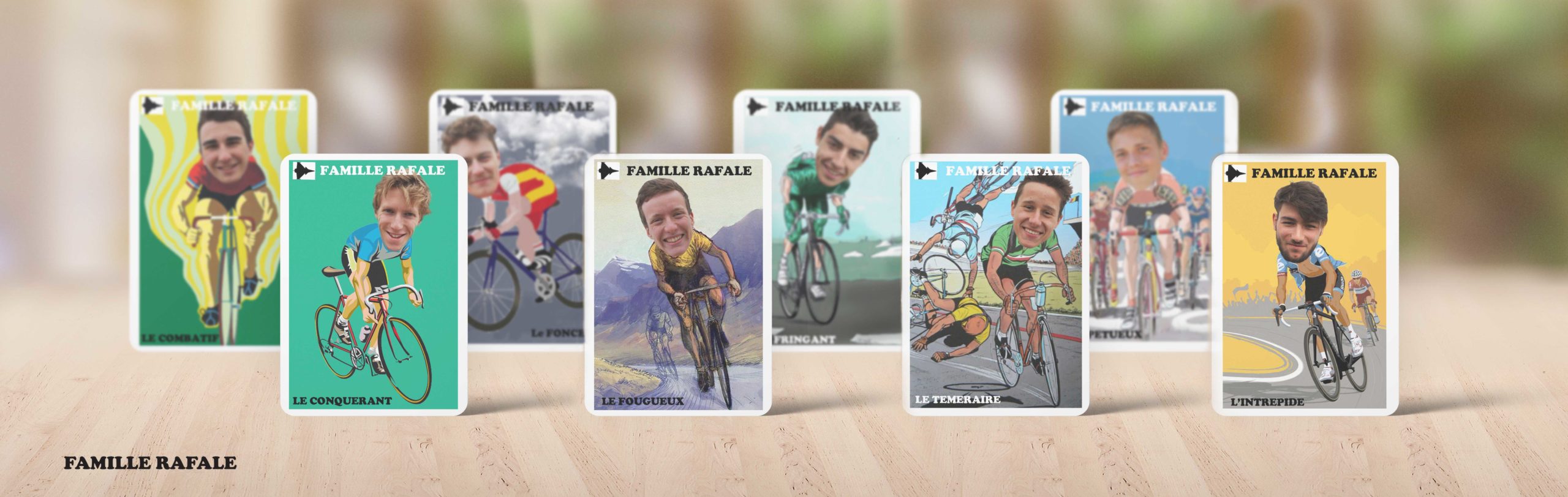Jeu de 7 familles Les Tojos Rafale