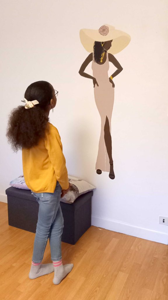 Fillette et son modèle